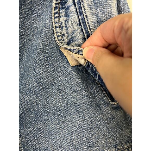 Bill Blass Womens Size 6 Jean Shorts tie Waist Medium Wash Vintage Side pockets - Picture 3 of 7